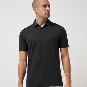Travis Mathew Men's Black Polo Golf Shirt M
